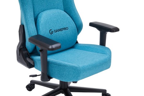 Кресло игровое GamePro Fabric Light Blue - №11