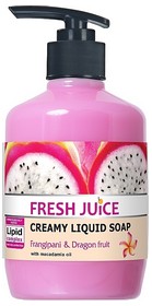 Крем-мыло жидкое FRESH JUICE Frangipani&Dragon fruit, 460 мл