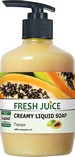 Крем-мыло жидкое FRESH JUICE Papaya с увлажняющим молочком авокадо, 460 мл - №1