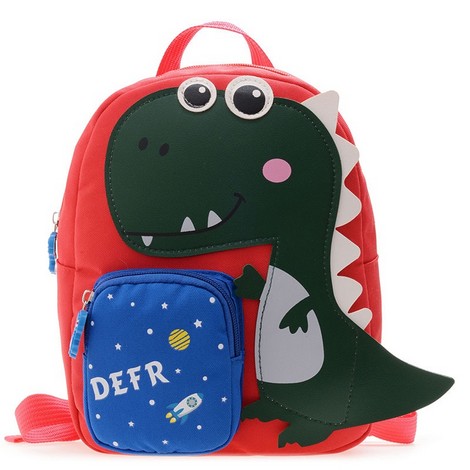 Детский рюкзак Evo-Kids Small Dino Red Black - №1