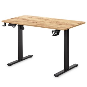 Стіл Mealux PowerDesk Energy Mahogany з електрорегулюванням висоти