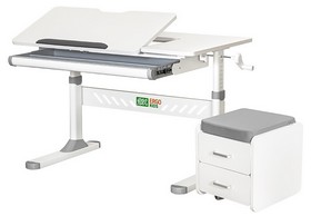 Комплект (S) Evo-Kids TH-310 Grey (парта + тумба) 