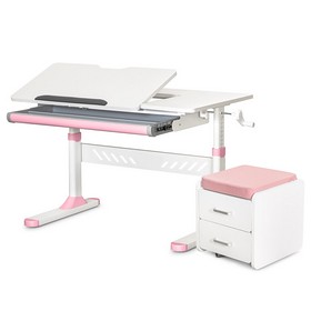 Комплект (S) Evo-Kids TH-310 Pink (парта + тумба)