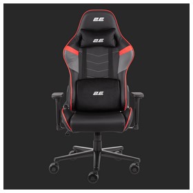 Крісло 2E GAMING BUSHIDO II, ПУ шкіра, 3D-Armrests, чорно-червоний