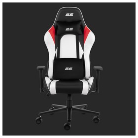 Крісло 2E GAMING BUSHIDO II, ПУ шкіра, 3D-Armrests, чорно-білий