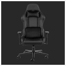 Крісло 2E GAMING OGAMA II RGB, ПУ шкіра, 3D-Armrests, чорний