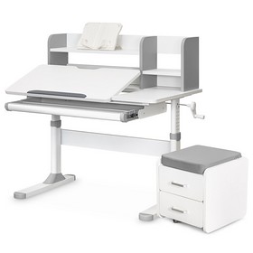 Комплект (S) Evo-Kids TH-330 Grey (парта + тумба)