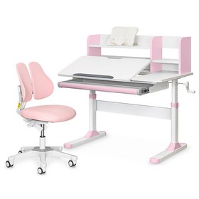 Комплект парта Evo-Kids TH-330 Pink + крісло Evo-kids Mio Lite KP