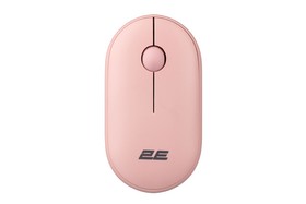 Миша 2E MF300 Silent, WL/BT, рожевий