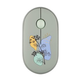 Миша 2E MF300 FLORA:DILL Silent WL BT, зелений