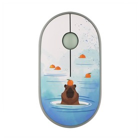 Миша 2E MF300 CAPYBARA:TANGERINE Silent WL BT, зелений