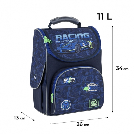 Рюкзак GoPack Education каркасний 5001S-6 Racing - №2