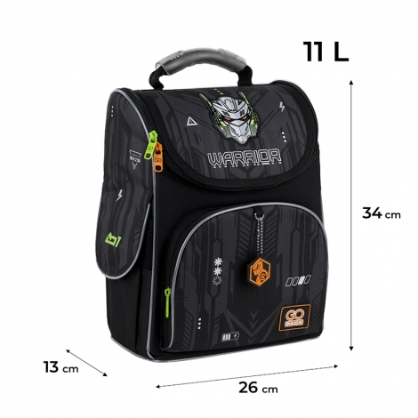 Рюкзак GoPack Education каркасний 5001S-8 Warrior - №2