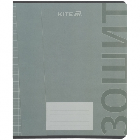 Тетрадь 18 л., кл., софт тач + УФ лак, Kite One color - №3