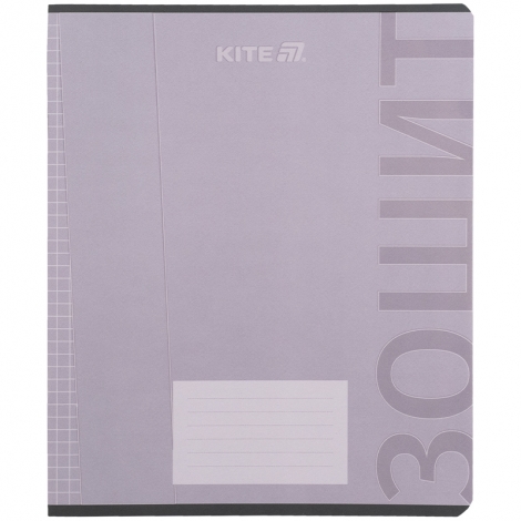 Тетрадь 18 л., кл., софт тач + УФ лак, Kite One color - №9