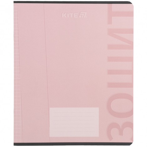 Тетрадь 18 л., кл., софт тач + УФ лак, Kite One color - №12