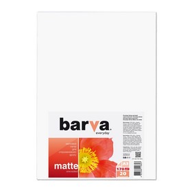 Фотопапір матовий 170 г/м2, A3, 20 арк Everyday Barva