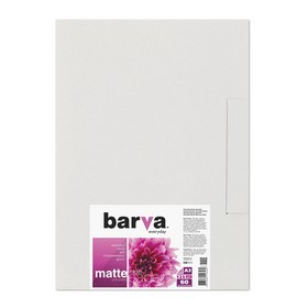 Фотопапір матовий 125 г/м2, A3, 60 арк Everyday Barva