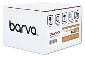 Фотопапір білий суперглянець 255 г/м2, 10x15 см, 500 арк Profi Barva