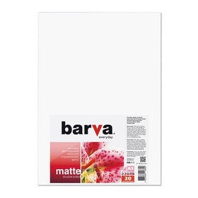Фотопапір матовий двосторонній 220 г/м2, A3, 20 арк Everyday Barva