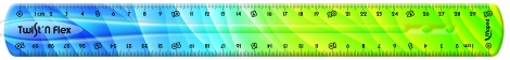 Линейка пластиковая 30 см Maped TWISTNFLEX, ассорти - №3