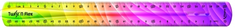 Линейка пластиковая 30 см Maped TWISTNFLEX, ассорти - №4