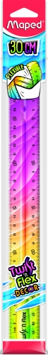Линейка пластиковая 30 см Maped TWISTNFLEX, ассорти - №6