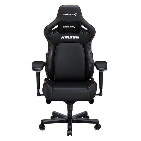 Кресло игровое Anda Seat Kaiser 4  Black PVC Size XL - №1