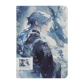Блокнот ANIME, А6, 40 л., клетка, сшитый, карт.обкл., KIDS Line
