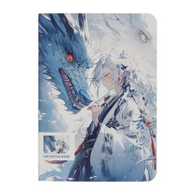Блокнот ANIME, А6, 40 л., клетка, сшитый, карт.обкл., KIDS Line