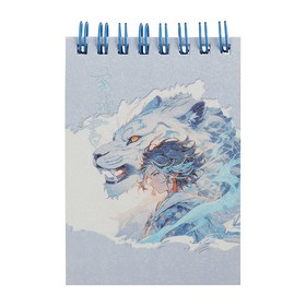 Блокнот на пружине сверху ANIME, А7, 80 л., клетка, карт.обкл., KIDS Line