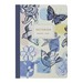 Книга для заметок NATURE, А5, 32 л., клетка, прошитая обложка, синяя - №1