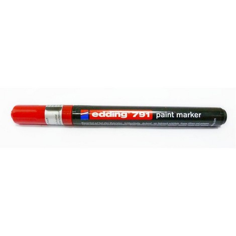Лак-маркер Paint e-791, edding, красный - №1