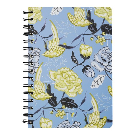 Книга для заметок ELEGANT, А5, 96 л., клетка, соч. картонная обложка, голубая - №1