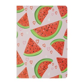 Книга для заметок FRUITS, В5, 32 л., клеточка, прошитая обложка, розовая
