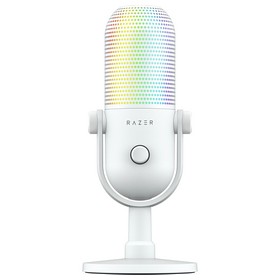 Мікрофон геймінговий Razer Seiren V3 Chroma, Uni, RGB, USB-A, 2м, білий