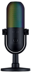 Мікрофон геймінговий Razer Seiren V3 Chroma, Uni, RGB, USB-A, 2м, чорний