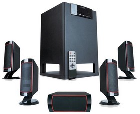Акустична система MICROLAB X-15 5.1, 170W, 6RCA, чорний