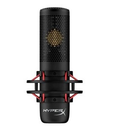 Мікрофон геймінговий HyperX ProCast, Bi, 3-pin XLR, no cable, з поп-фільтром, чорний