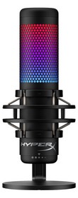 Мікрофон геймінговий HyperX QuadCast S, Omni/Uni/Bi, USB-A, 3м, NGenuity, RGB, чорний