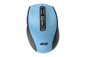 Миша 2E MF250 Silent, WL, синій