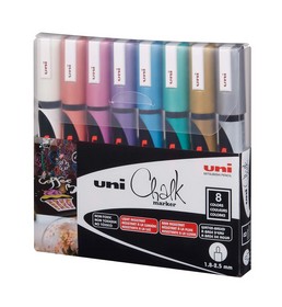Набір маркерів uni POSCA Metallic Color, 1,8-2,5мм, 8 шт
