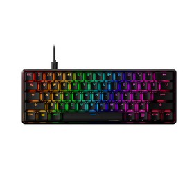 Клавіатура механічна HyperX Alloy Origins 60 61key, Red, USB-A, RGB, чорний