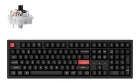 Клавіатура механічна Keychron K10 PRO 100Key, K pro Brown, WL/BT/USB-A, QMK, EN/UKR, RGB, чорний