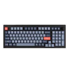 Клавіатура механічна Keychron V5 Max 100Key, Gateron Jupiter Banana, Knob, WL/BT/USB-A, Hot-Swap, QM