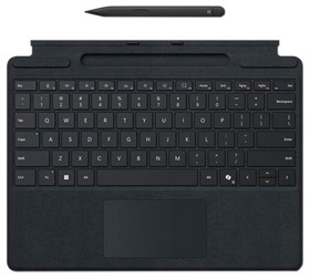 Клавіатура зі стилусом для планшета Microsoft Surface Pro 8 - 11, Pro X, UKR/ENG, чорна