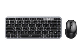 Комплект клавіатура та миша 2E MK430 WL/BT, EN/UK, сіро-чорний