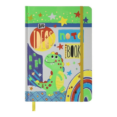 Книжка записная ANIMALS, на резинке, А5, 96 л., клет., салатовая, KIDS LINE - №1