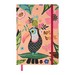 Книжка записная ANIMALS, на резинке, А5, 96 л., клет., персиковая, KIDS LINE - №1