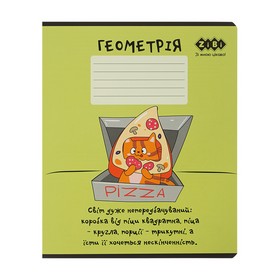 Тетрадь ученическая школьная CUTE CAT, 36л., клетка, геометрия, KIDS LINE